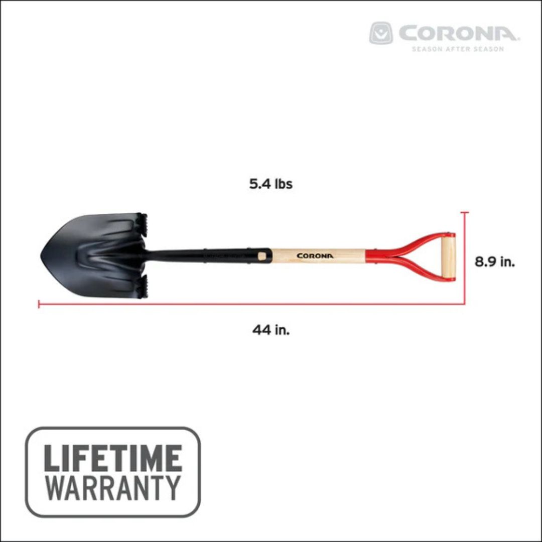 Round Point Boron Steel Shovel – Corona – 44″